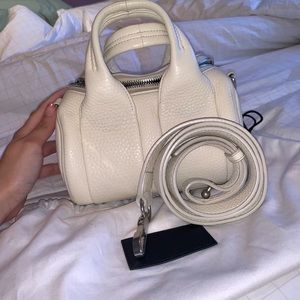 Alexander Wang Mini Rockie White Leather